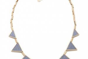 House of Harlow 1960 Blue Star Station Necklace