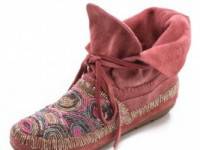 House of Harlow 1960 Mallory Moccasin Booties