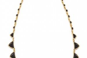 House of Harlow 1960 Pyramid Station Necklace