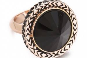 House of Harlow 1960 Scry Stone Ring