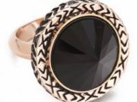 House of Harlow 1960 Scry Stone Ring