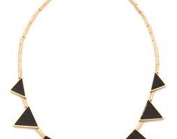 House of Harlow 1960 Station Leather Necklace