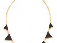 House of Harlow 1960 Station Leather Necklace