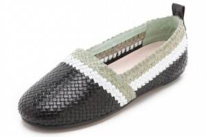 House of Harlow 1960 Woven Kye Flats