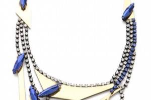 Iosselliani Multi Strand Crystal Necklace