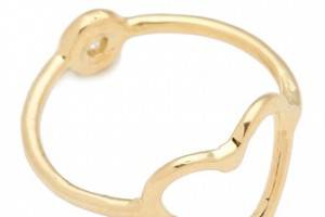 Jacquie Aiche Double Ring with Bezel