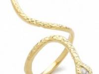 Jacquie Aiche Marquise Snake Ring