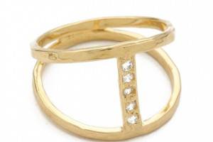 Jacquie Aiche Pave Center H Ring