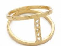 Jacquie Aiche Pave Center H Ring