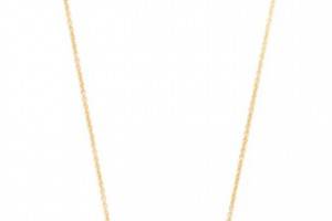 Jacquie Aiche Pave Mini Bar Necklace