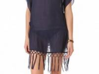 JADEtribe Elastic Poncho with Fringe