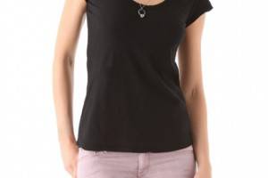 James Perse Cap Sleeve Casual Tee