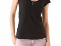 James Perse Cap Sleeve Casual Tee