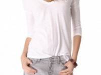 James Perse Relaxed Fit V Neck Tee