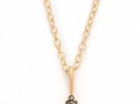 Jamie Wolf Black Diamond Marquis Necklace