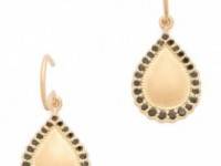 Jamie Wolf Black Diamond Teardrop Earrings