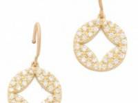 Jamie Wolf Open Pave Aladdin Disc Earrings