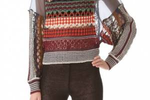 Jean Paul Gaultier Crochet Pullover