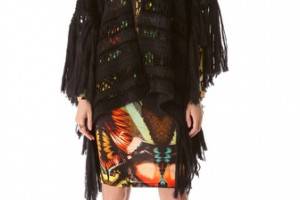 Jean Paul Gaultier Knit Fringe Poncho