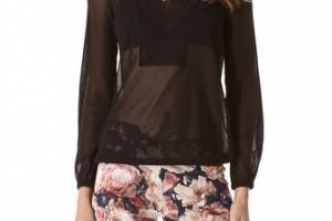 Jean Paul Gaultier Long Sleeve Blouse