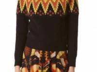Jean Paul Gaultier Long Sleeve Printed Sweater