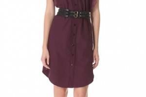 Jean Paul Gaultier Poplin Short Sleeve Dress