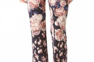 Jean Paul Gaultier Print Flare Trousers