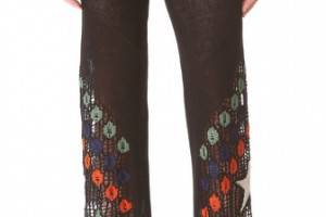 Jean Paul Gaultier Star Embroidered Pants