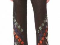 Jean Paul Gaultier Star Embroidered Pants