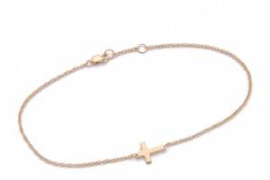 Jennifer Zeuner Jewelry Cross Anklet