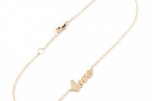 Jennifer Zeuner Jewelry Love Anklet