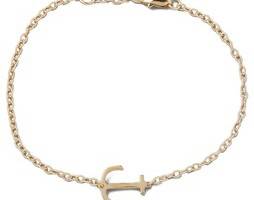 Jennifer Zeuner Jewelry Mini Anchor Charm Bracelet