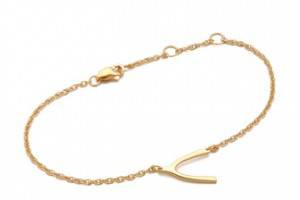 Jennifer Zeuner Jewelry Mini Wishbone Bracelet