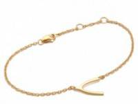 Jennifer Zeuner Jewelry Mini Wishbone Bracelet