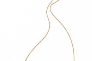 Jennifer Zeuner Jewelry Skinny Diamond Snake Necklace