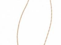 Jennifer Zeuner Jewelry Small Open Square Necklace