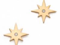 Jennifer Zeuner Jewelry Starburst Diamond Earrings