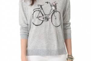 Joie Bicycle Intarsia Sweater