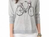 Joie Bicycle Intarsia Sweater
