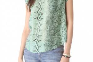 Joie Rancher C Snake Printed Top