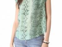 Joie Rancher C Snake Printed Top