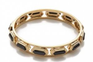 Juicy Couture Black Geo Bangle