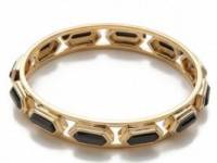 Juicy Couture Black Geo Bangle