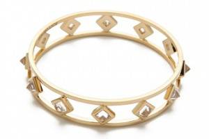 Juicy Couture Crystal Pyramid Bangle