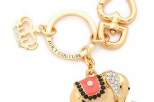 Juicy Couture Elephant Keychain