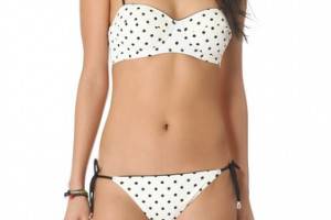 Juicy Couture Itsy Bitsy Polka Dot Bikini Top