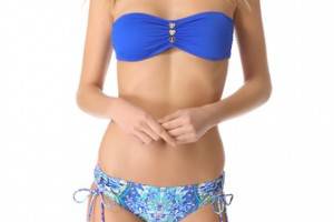 Juicy Couture Miss Divine Hearts Bandeau Bikini Top