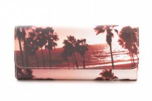 Juicy Couture Palm Tree Print Clutch