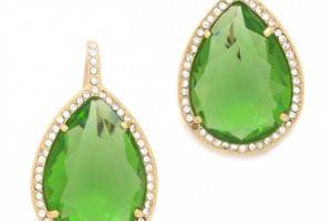 Juicy Couture Pave Teardrop Earrings