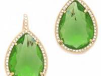 Juicy Couture Pave Teardrop Earrings